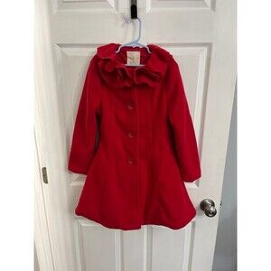 Copper Key Girls Red Coat Size 7/8